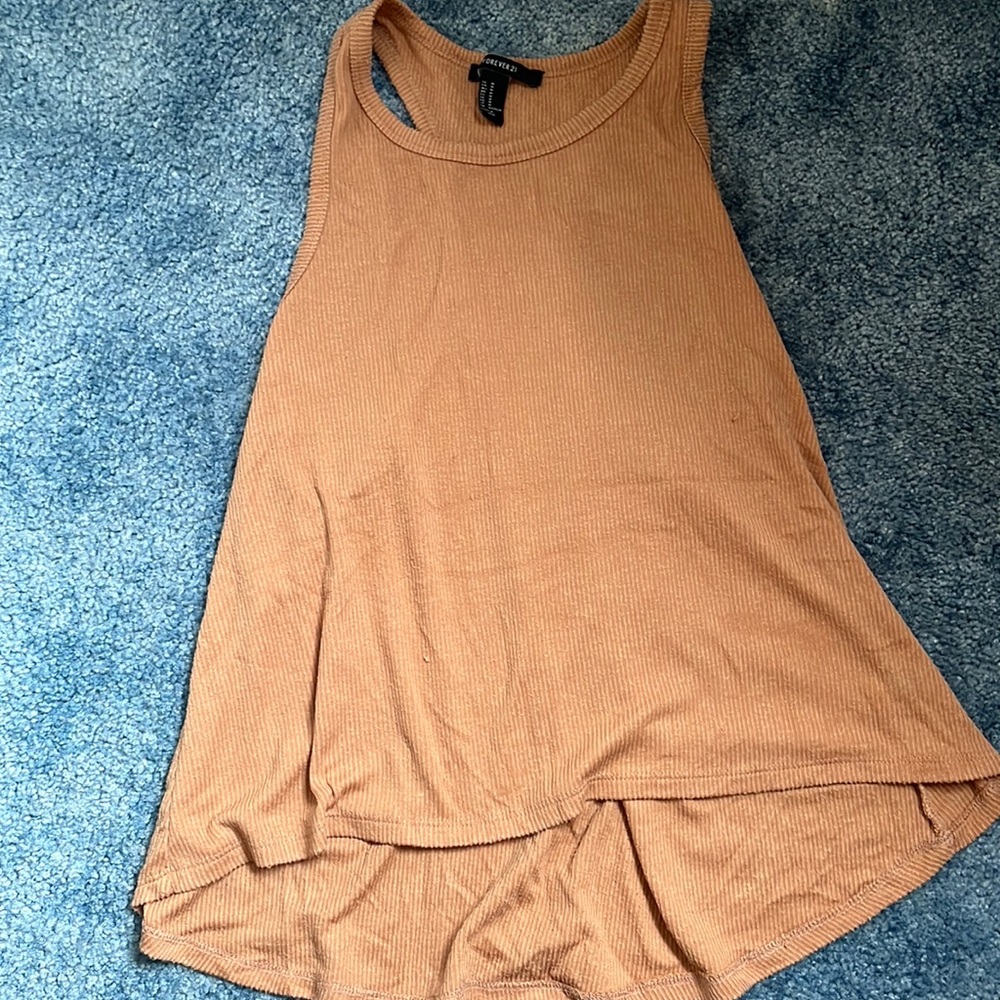 Flowy orange tank top